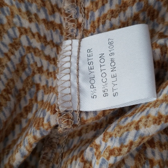 (S) Catwalk Studio Bohemian Lightweight Casual Patterned Top Relaxed Fit - Picture 7 of 9